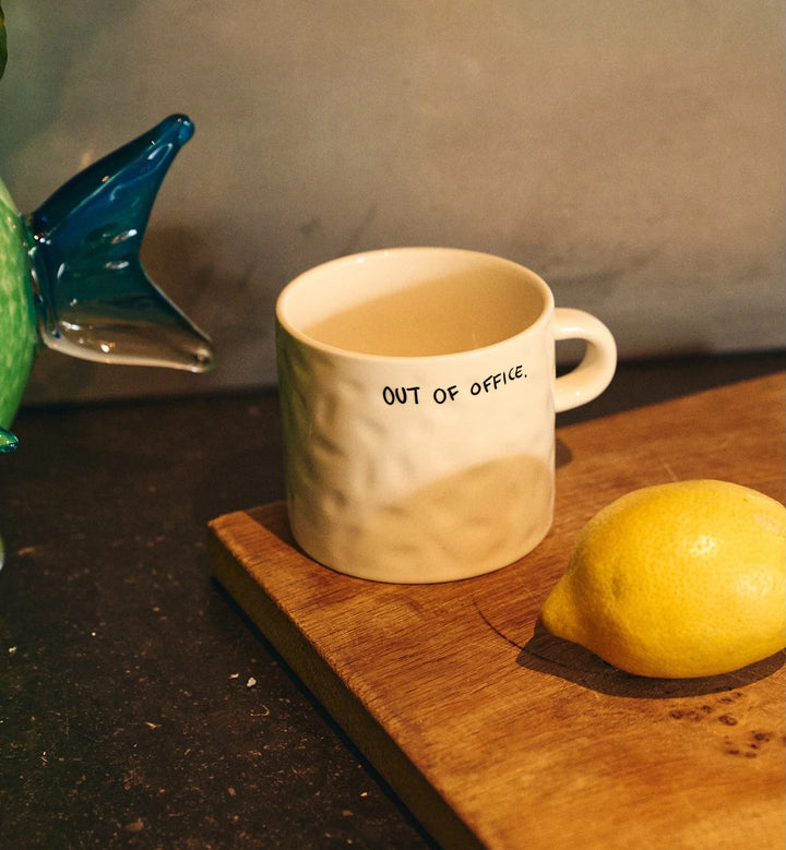 Out Of Office Tea Mug White