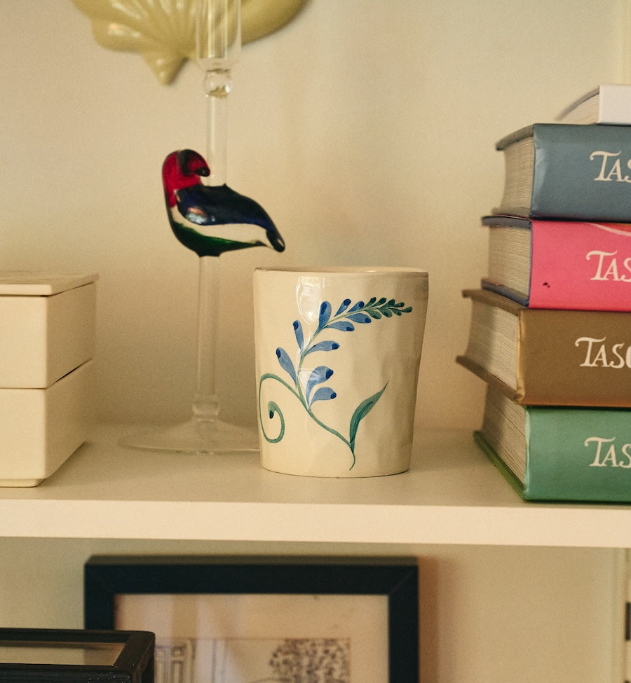 Indigo Flora Latte Cup Multicolour