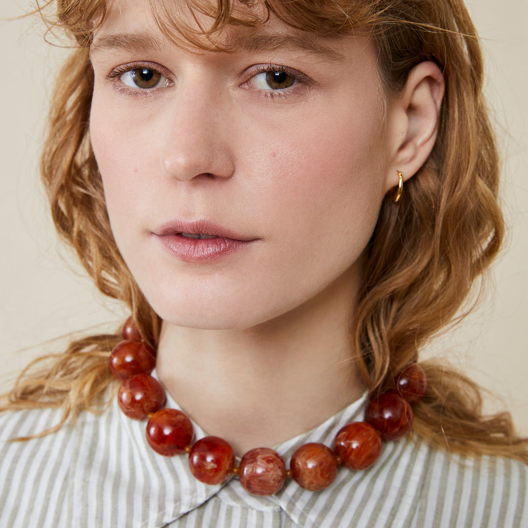 Gigi Maxi Necklace Tortoise