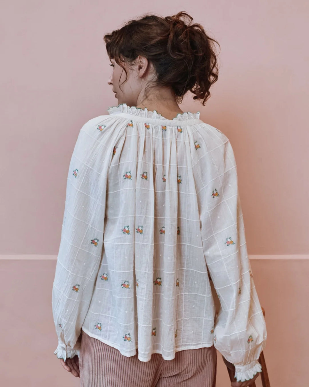 Elyana Blouse - Ecru