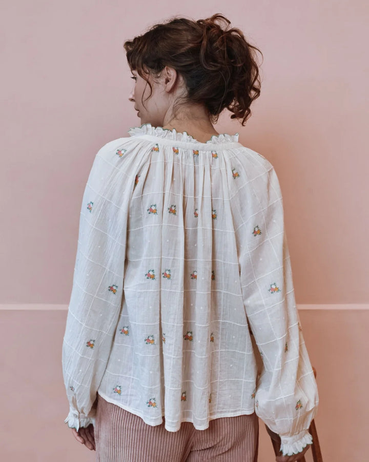 Elyana Blouse - Ecru