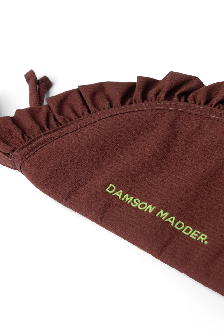 Ruffle Half Moon Make Up Bag