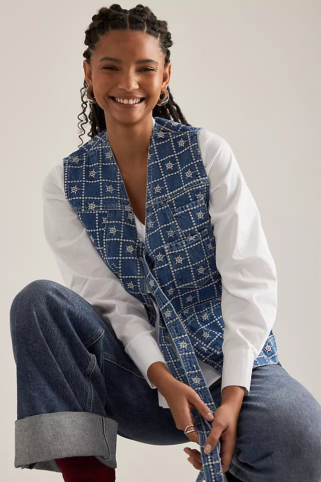 Dilly Vest - Broderie