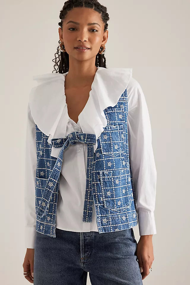 Dilly Vest - Broderie