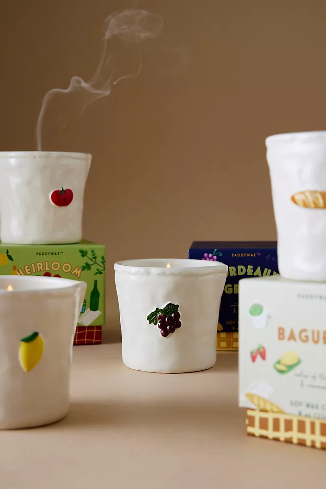 Bistro Lemon Ceramic Candle - Meyer Lemon