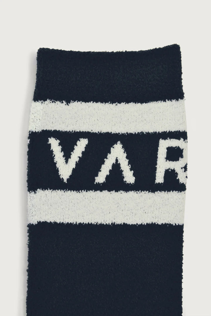 Spencer Sock - Black/Egret