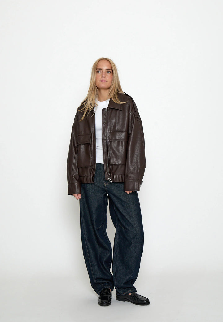 MSPenny Jacket - Java Brown Print