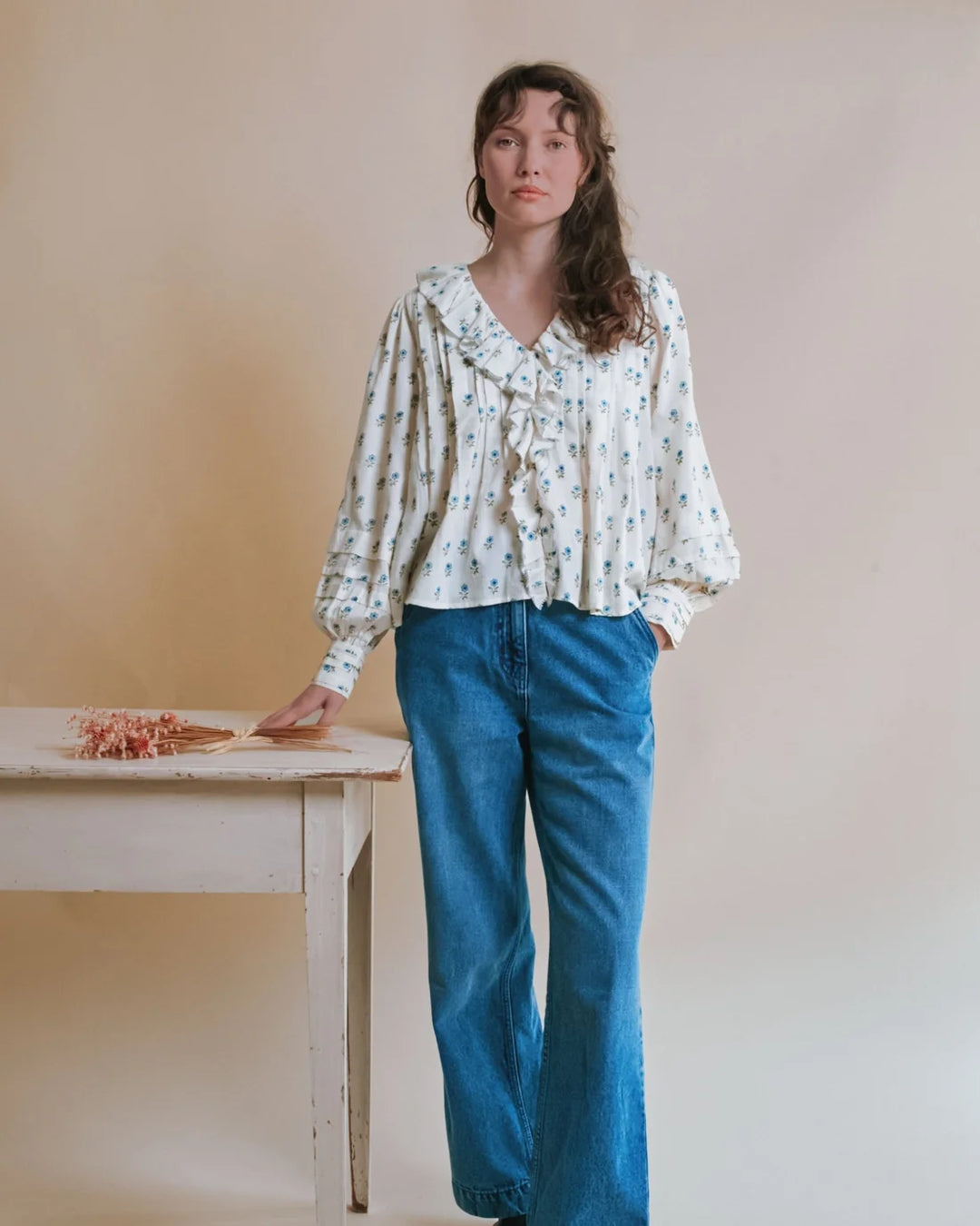 Enise Blouse - Scarlet