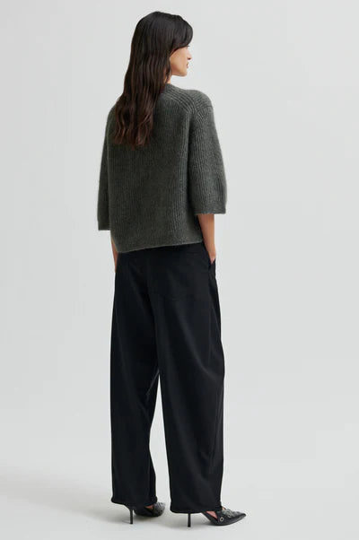 Andrea Knit Rib Cardigan - Beluga