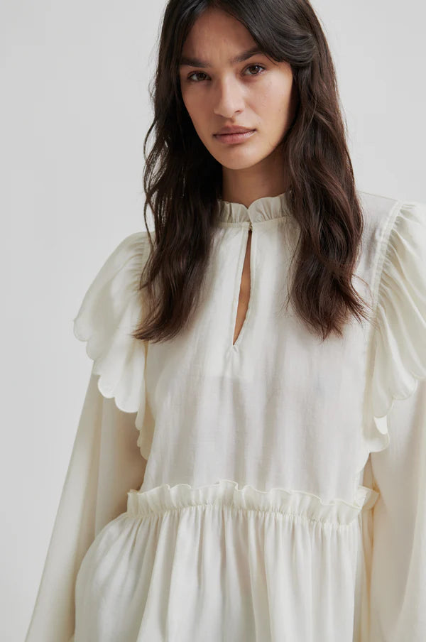 Terra Frill Blouse - Tofu