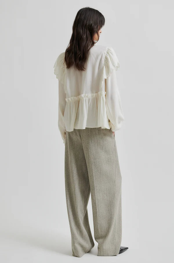 Terra Frill Blouse - Tofu
