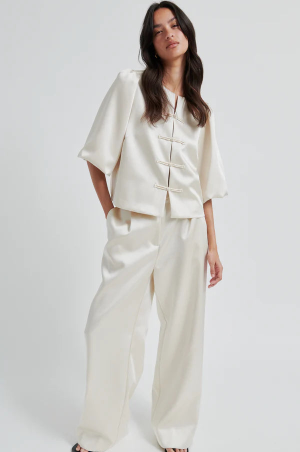 Perlla New Blouse - Soft Beige