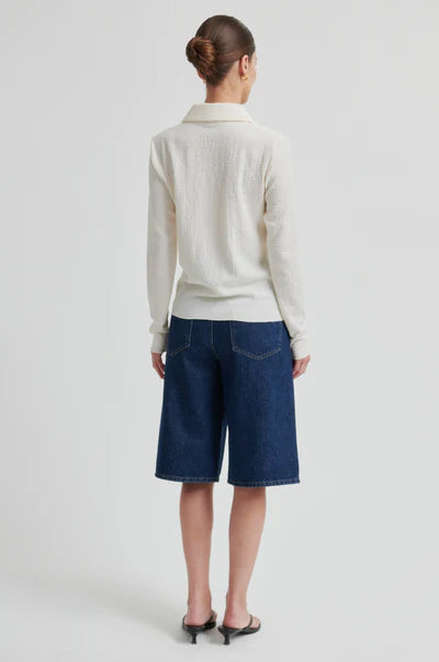 Paria LS Collar Tee - Tofu