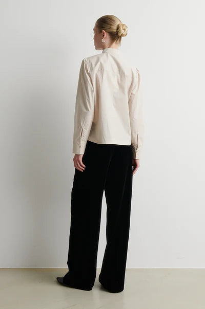 Velvetta Straight Trousers - Black