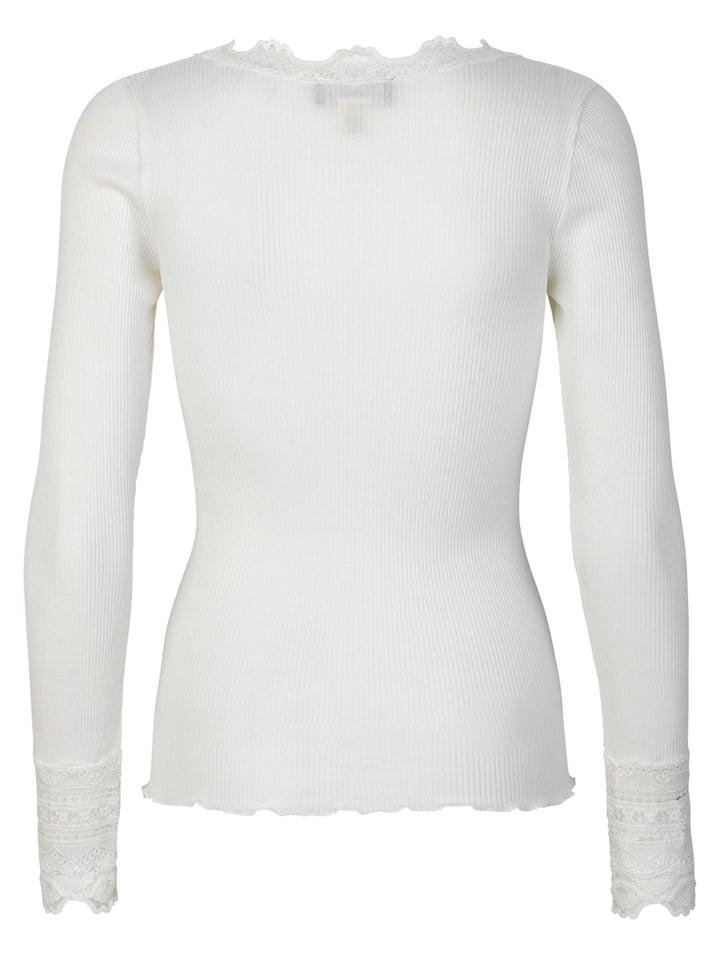 5316 Benita Silk LS O-Neck - Ivory