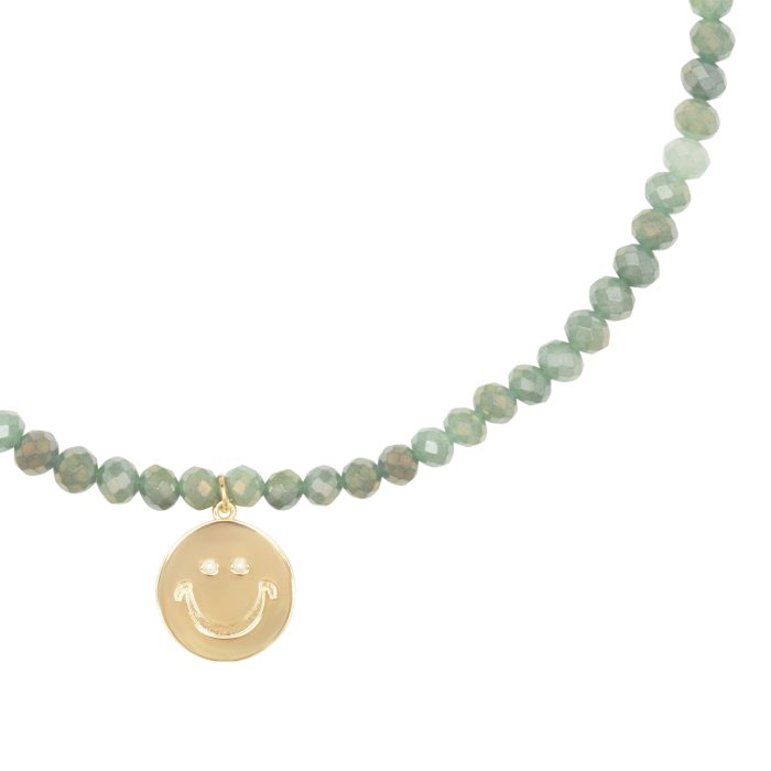 Have A Nice Day Necklace - Green