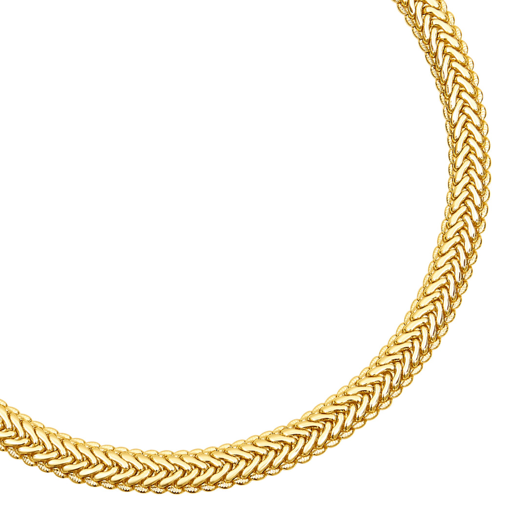 Braided Mesh Chocker - Gold