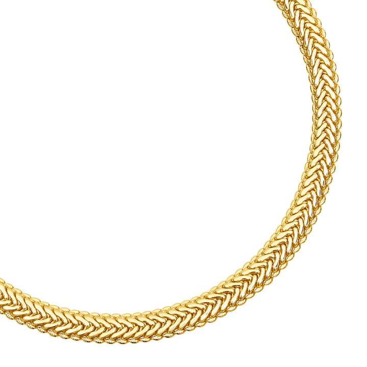 Braided Mesh Chocker - Gold