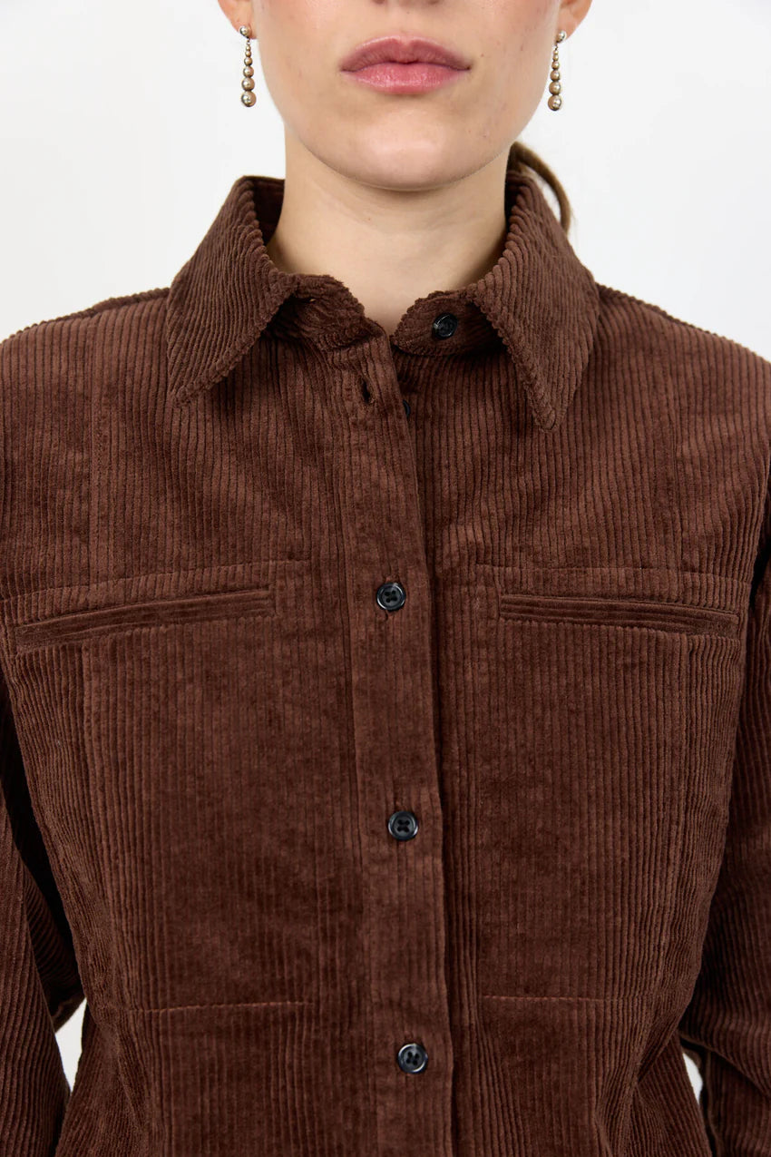 LR-Orlando Shirt - Dark Brown