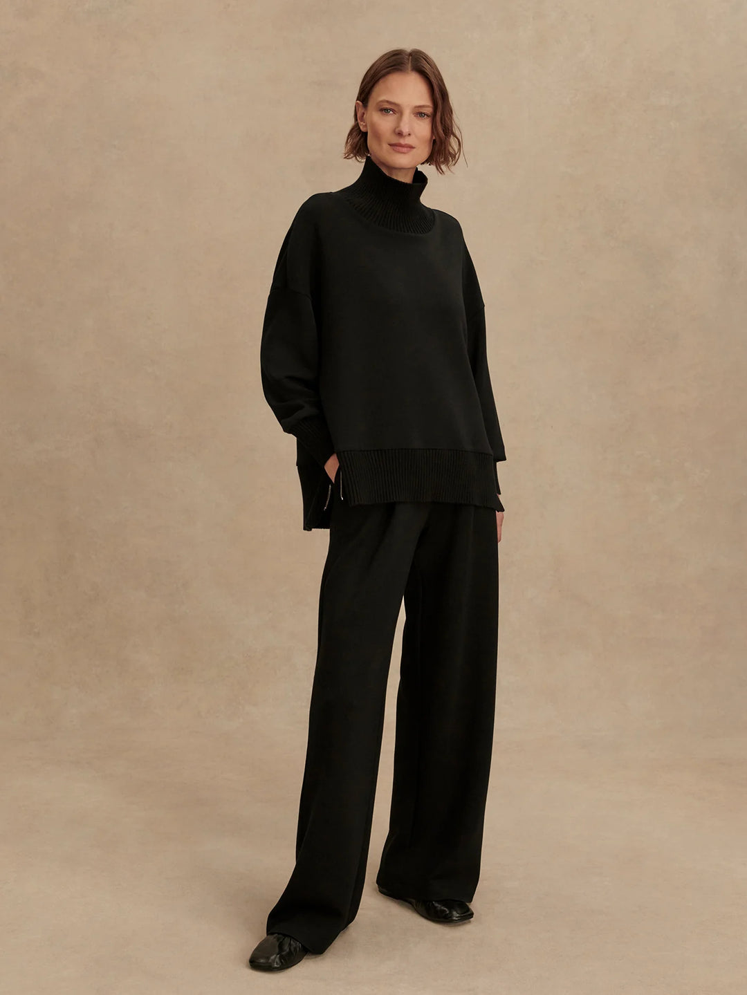Barker High Neck - Black