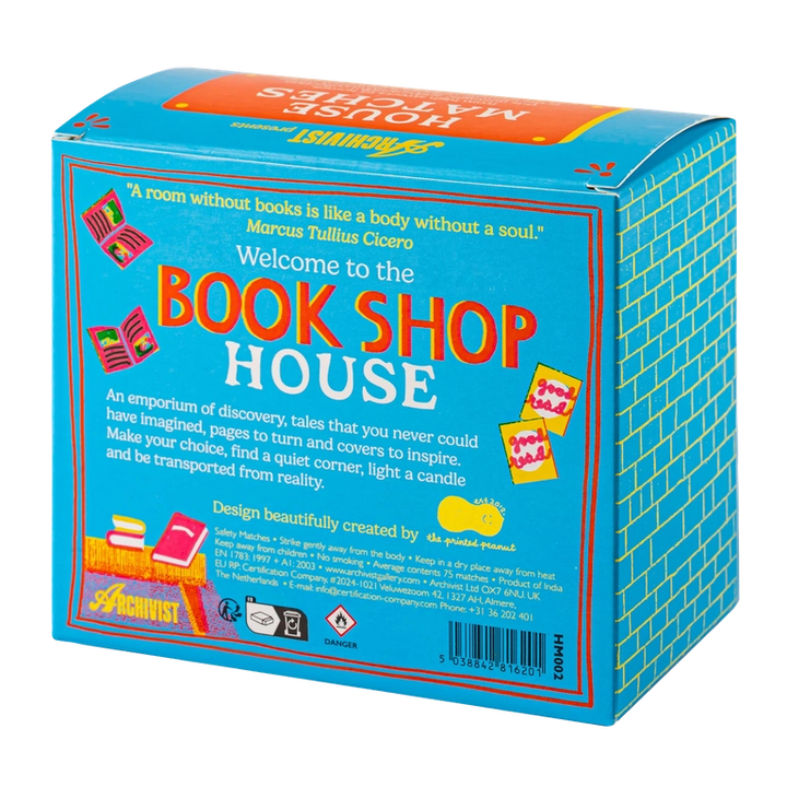 HM002 Bookshop House Matches