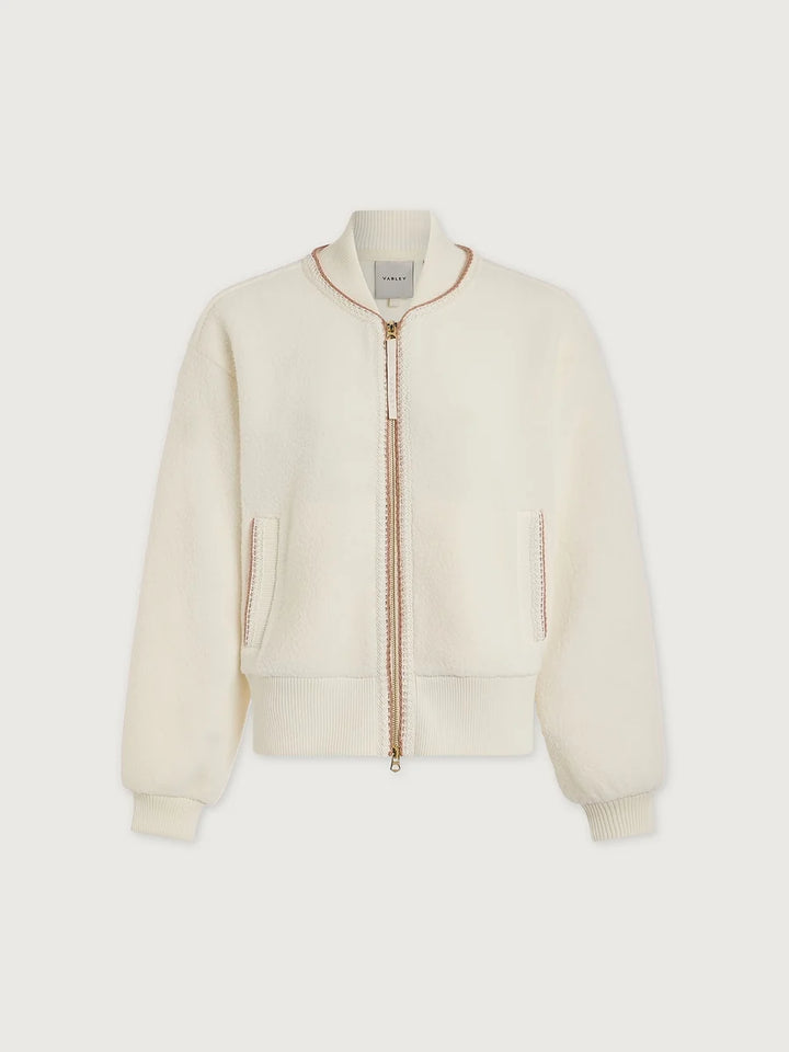 Klaudia Fleece Jacket - Egret