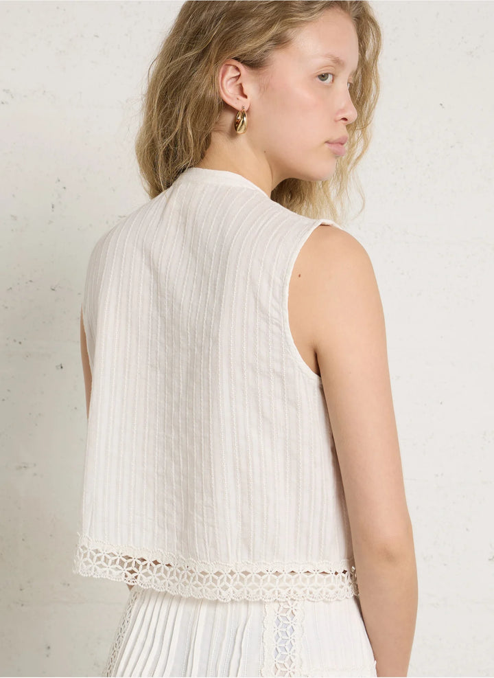 Jacquot Top - Ecru