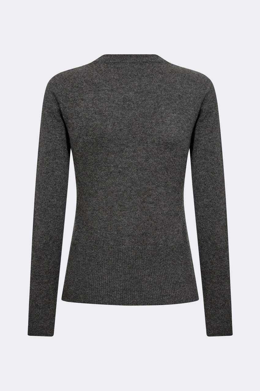 LR-Eloise 21 Cardigan - Dark Grey Mel