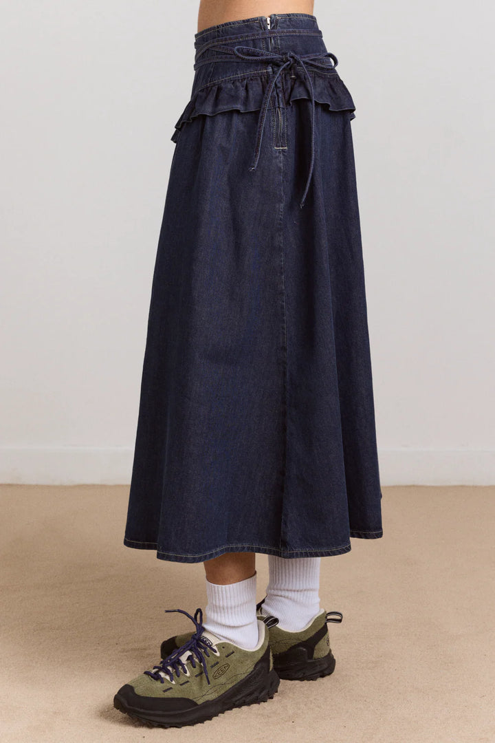 Bellamie Skirt - Dark Indigo