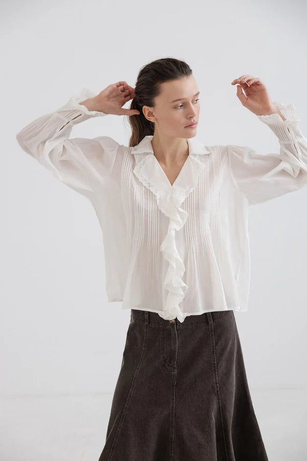 Galia Blouse - White