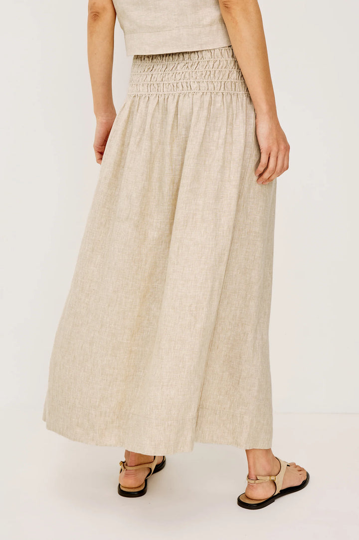 Alessa Skirt Heathered Flax