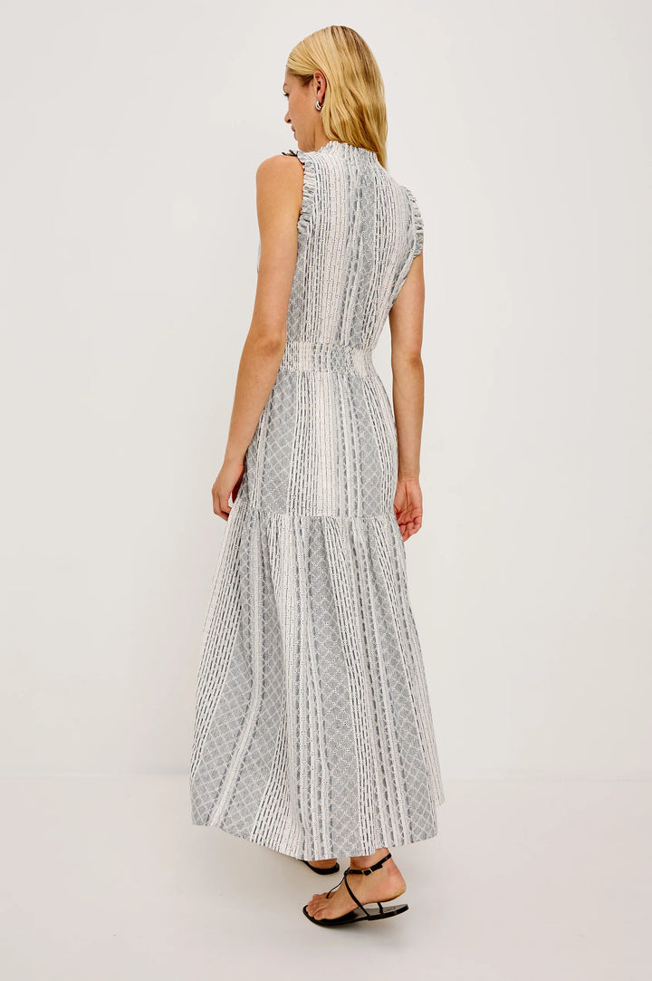 Alessi Dress Striped Eyelets