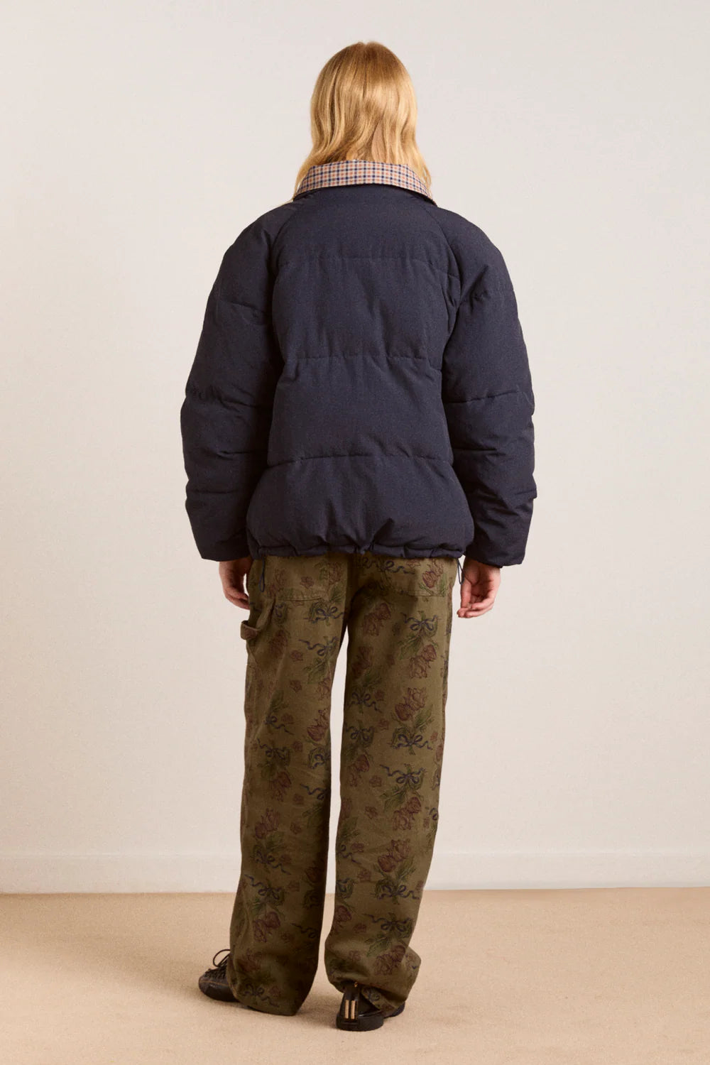 Reversible Puffer Navy
