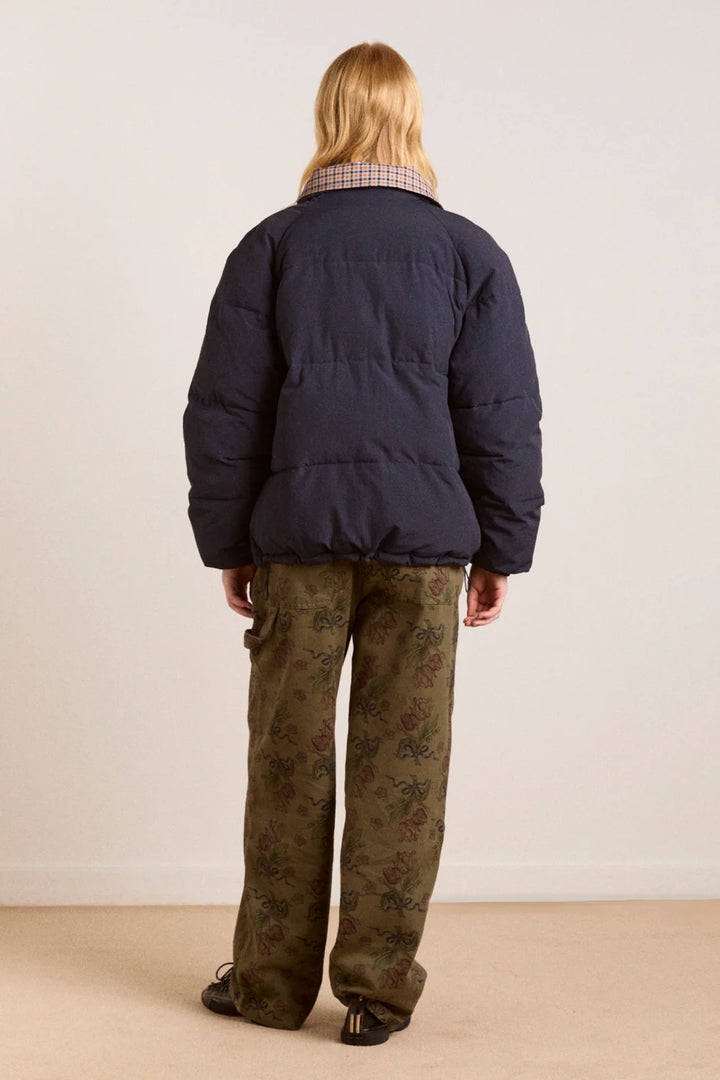 Reversible Puffer Navy
