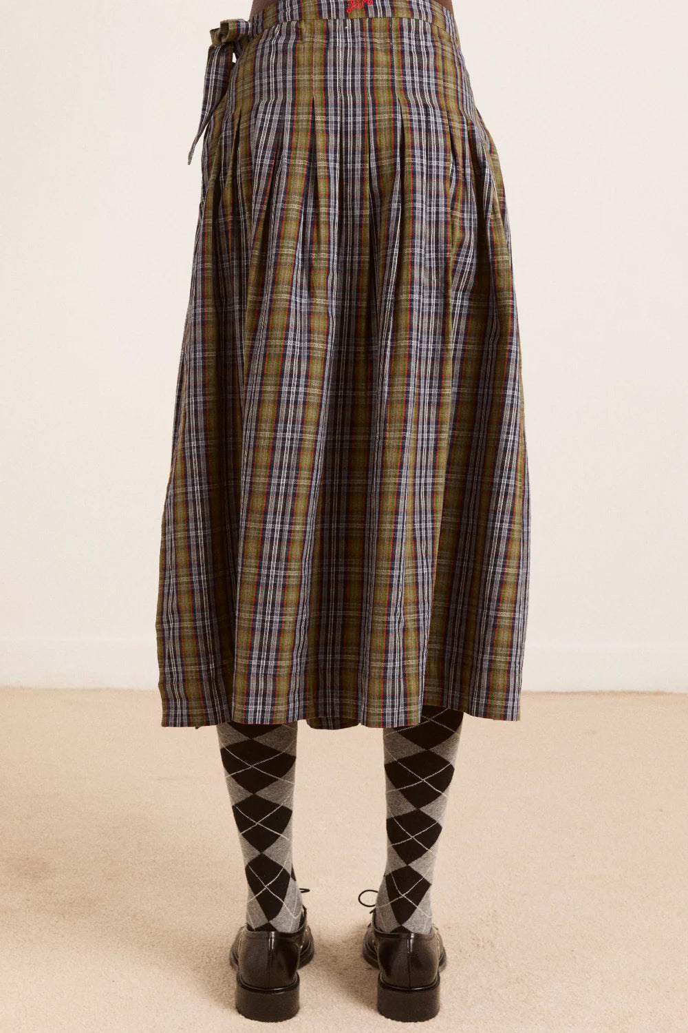Josie Midi Skirt - Multi Check
