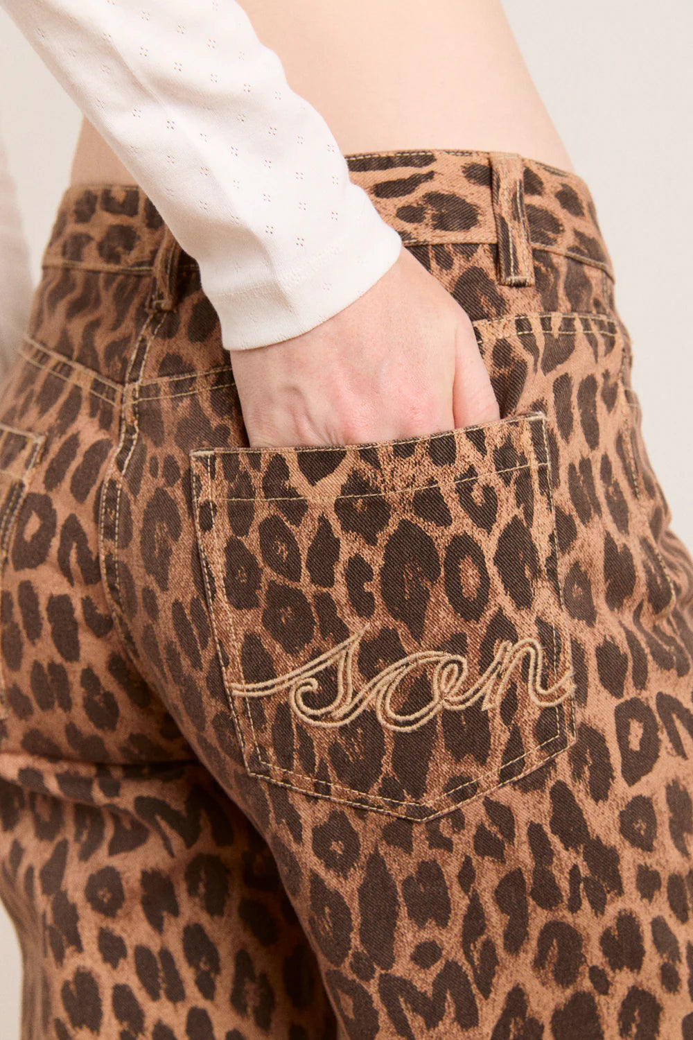 Kenny Twill Trousers - Leopard