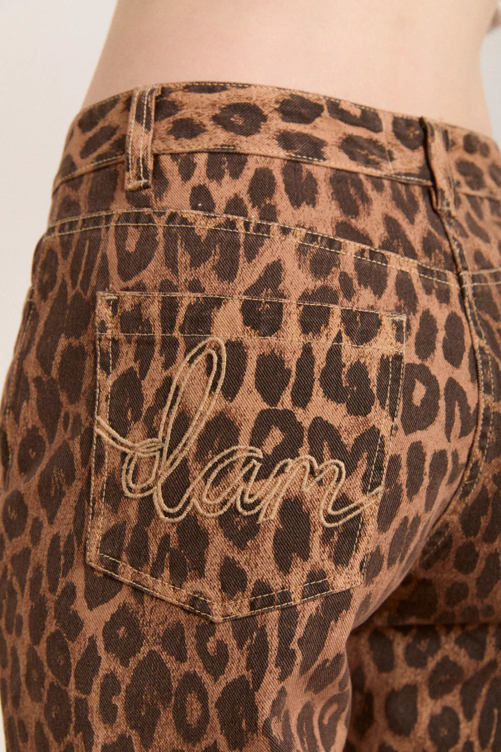 Kenny Twill Trousers - Leopard