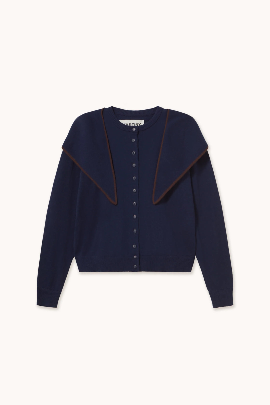 Lara Cardigan Scarf Neck - Navy