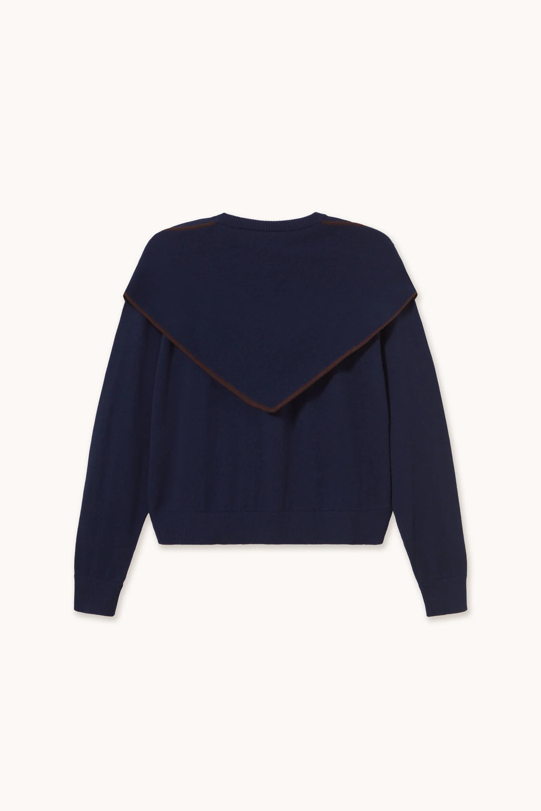 Lara Cardigan Scarf Neck - Navy