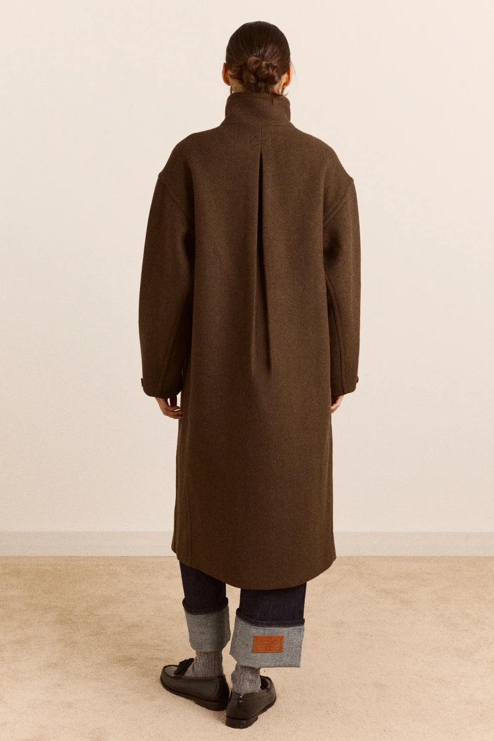 Agnes Wool Coat - Chocolate