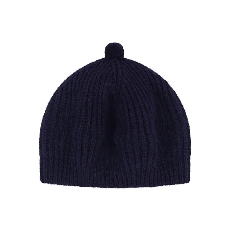 Navy Stitch Beret