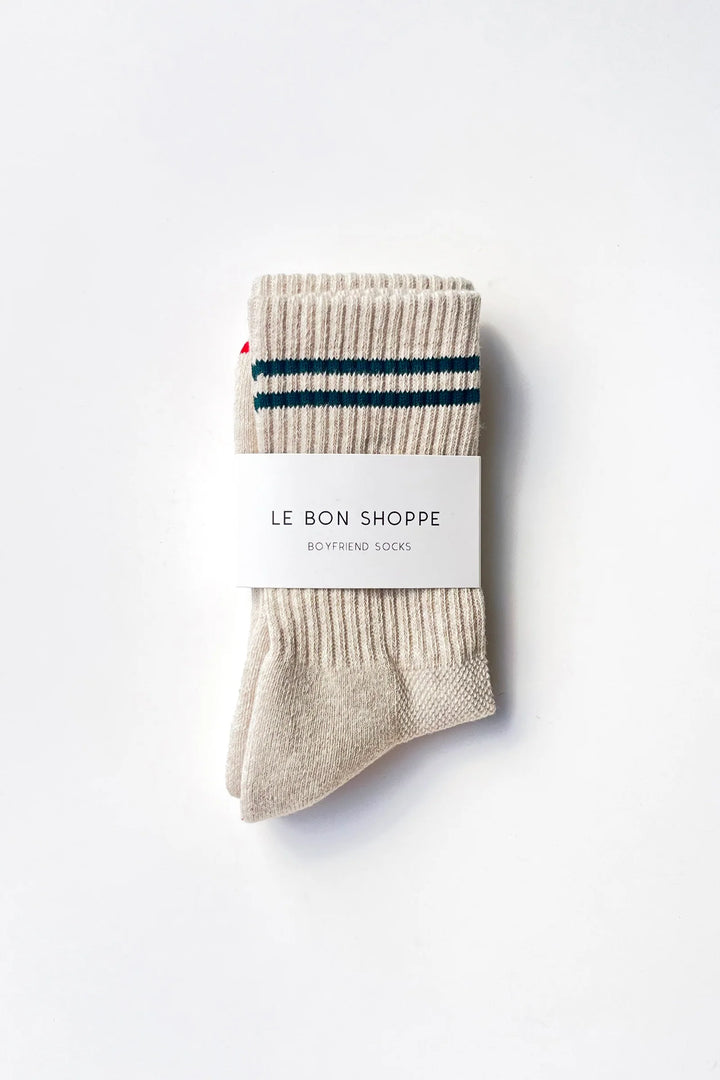 Boyfriend Socks - Oatmeal