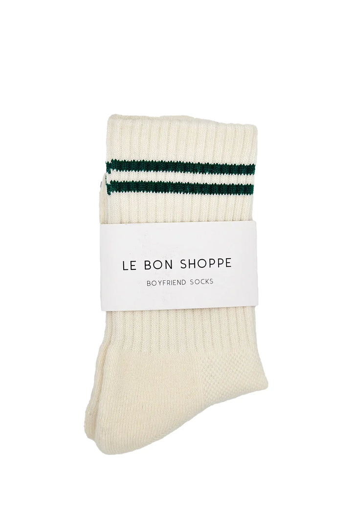 Boyfriend Socks - Parchment