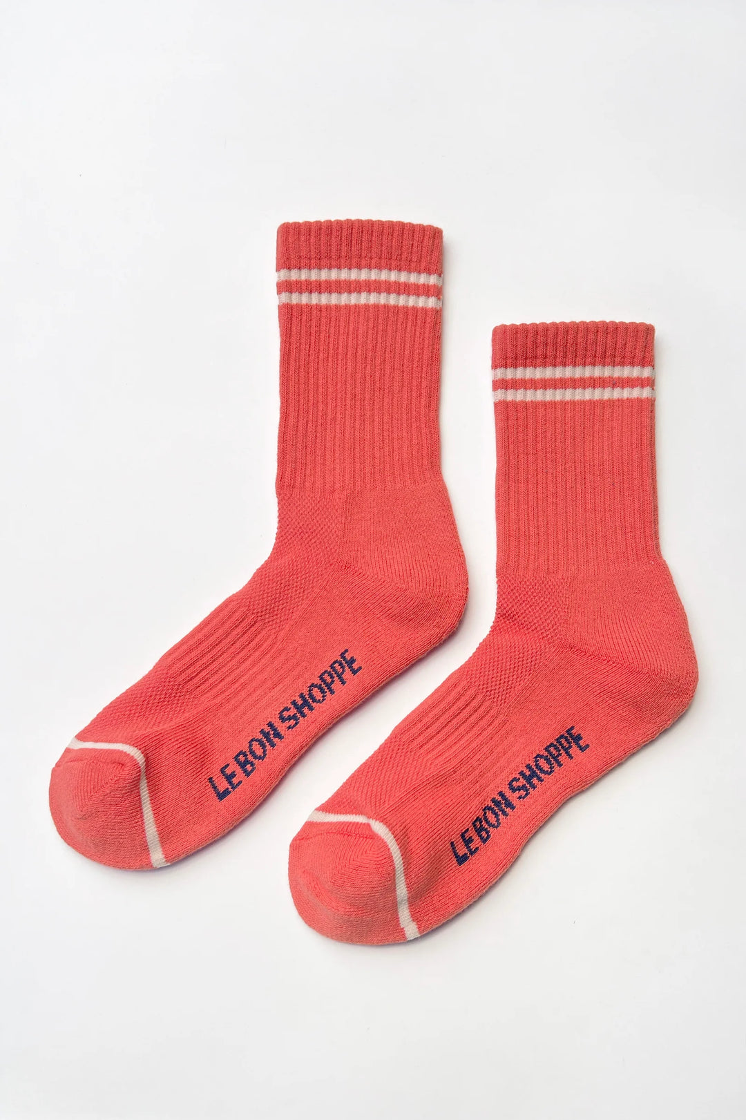 Boyfriend Socks - Coral