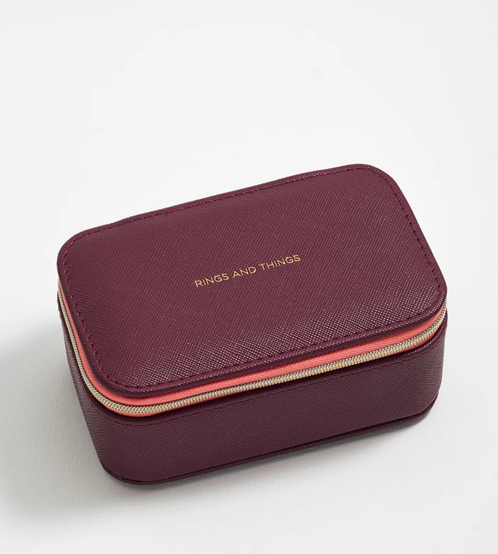 EBP6266 Mini jewellery box burgundy