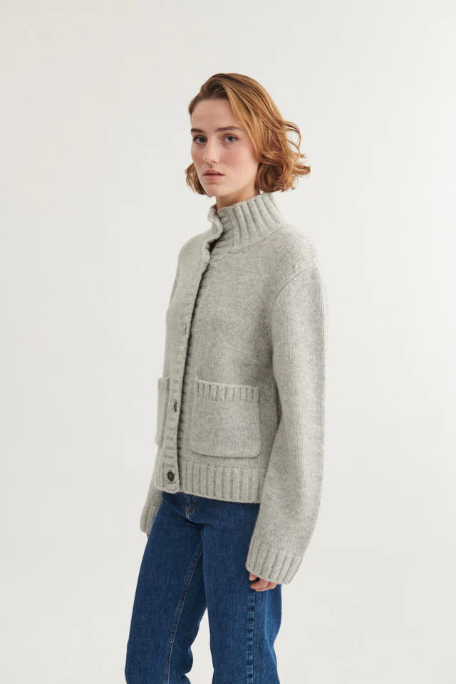 Blanche Cardigan - Grey Marl
