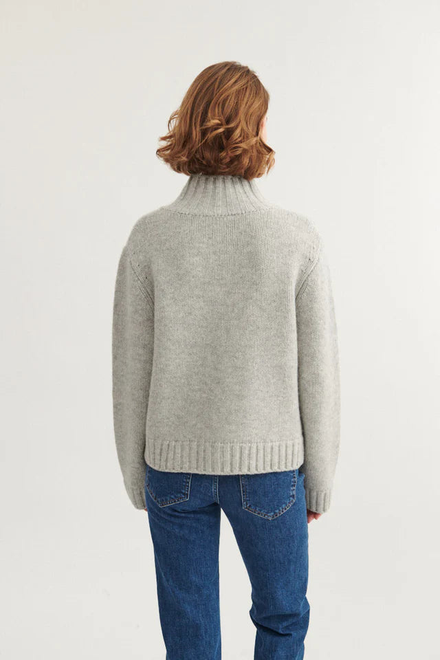 Blanche Cardigan - Grey Marl