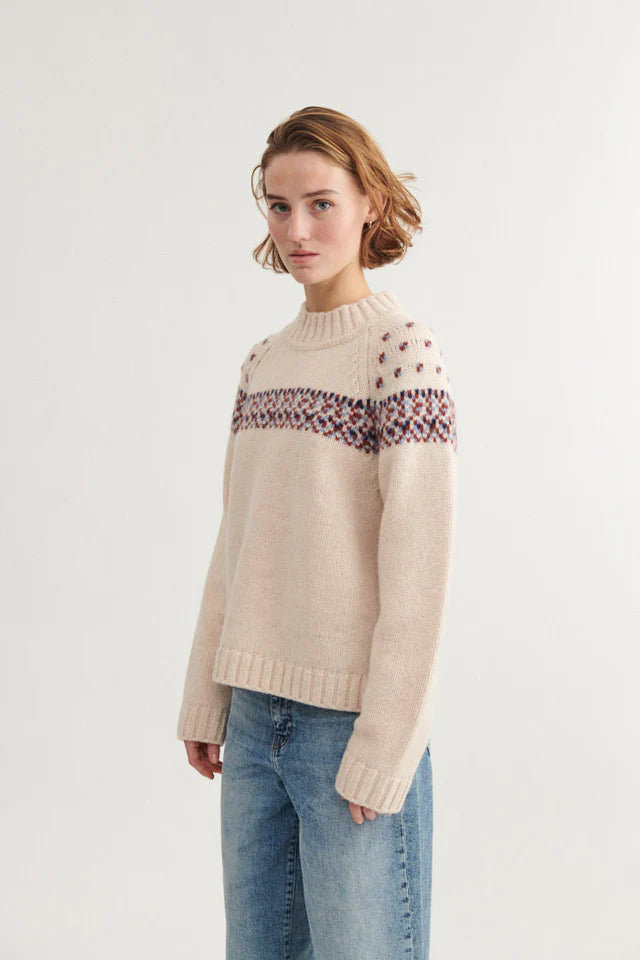 Blanche Sweater - Bordeaux Truffle