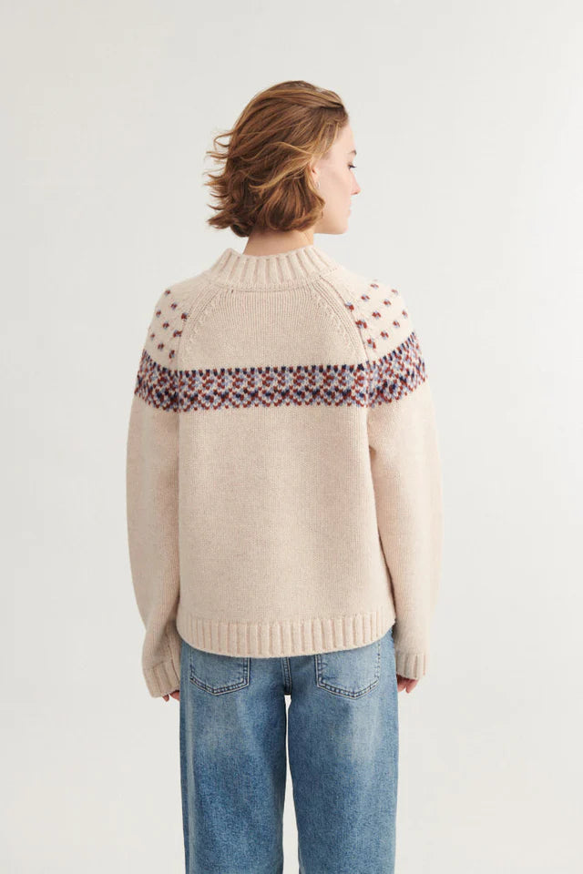 Blanche Sweater - Bordeaux Truffle