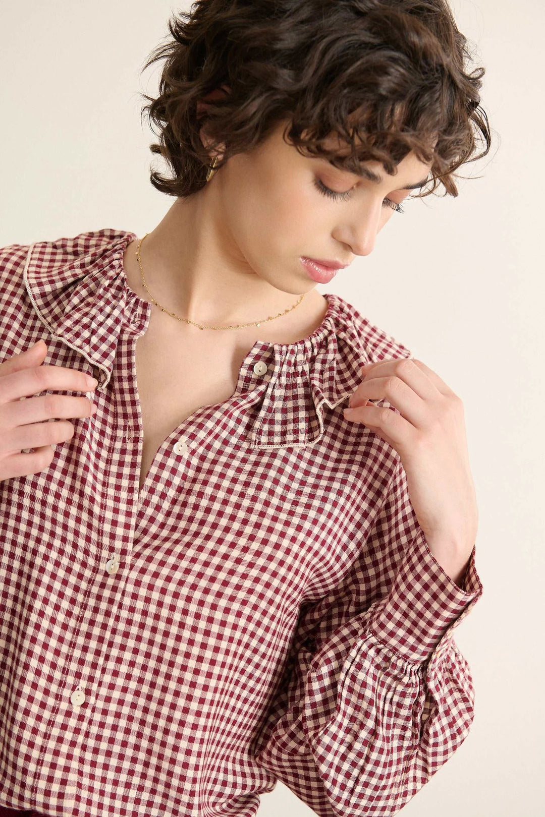 Bertille Blouse Bordeaux